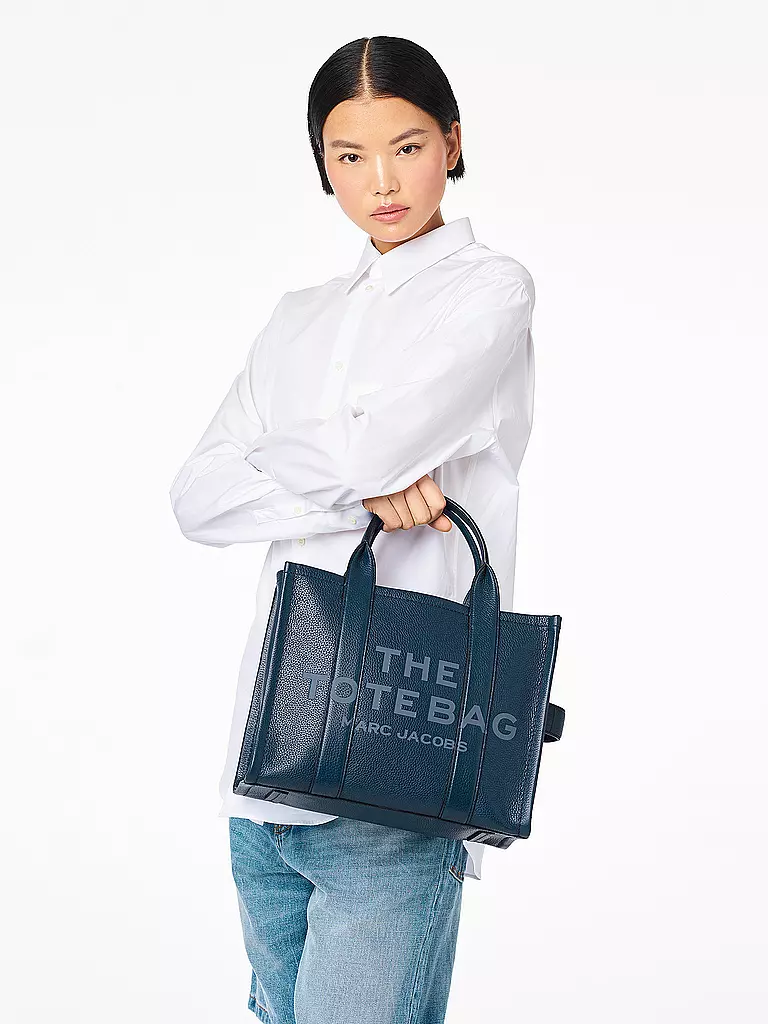 MARC JACOBS | Ledertasche - Tote Bag THE MEDIUM TOTE LEATHER | grün