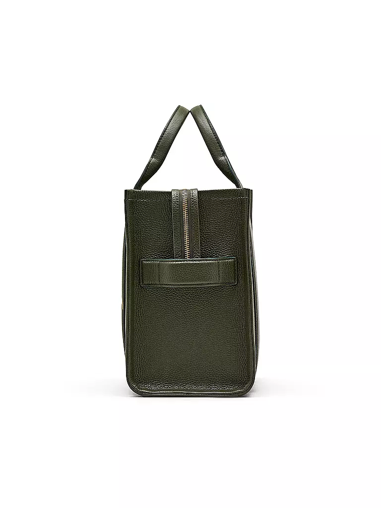 MARC JACOBS | Ledertasche - Tote Bag THE MEDIUM TOTE LEATHER | olive