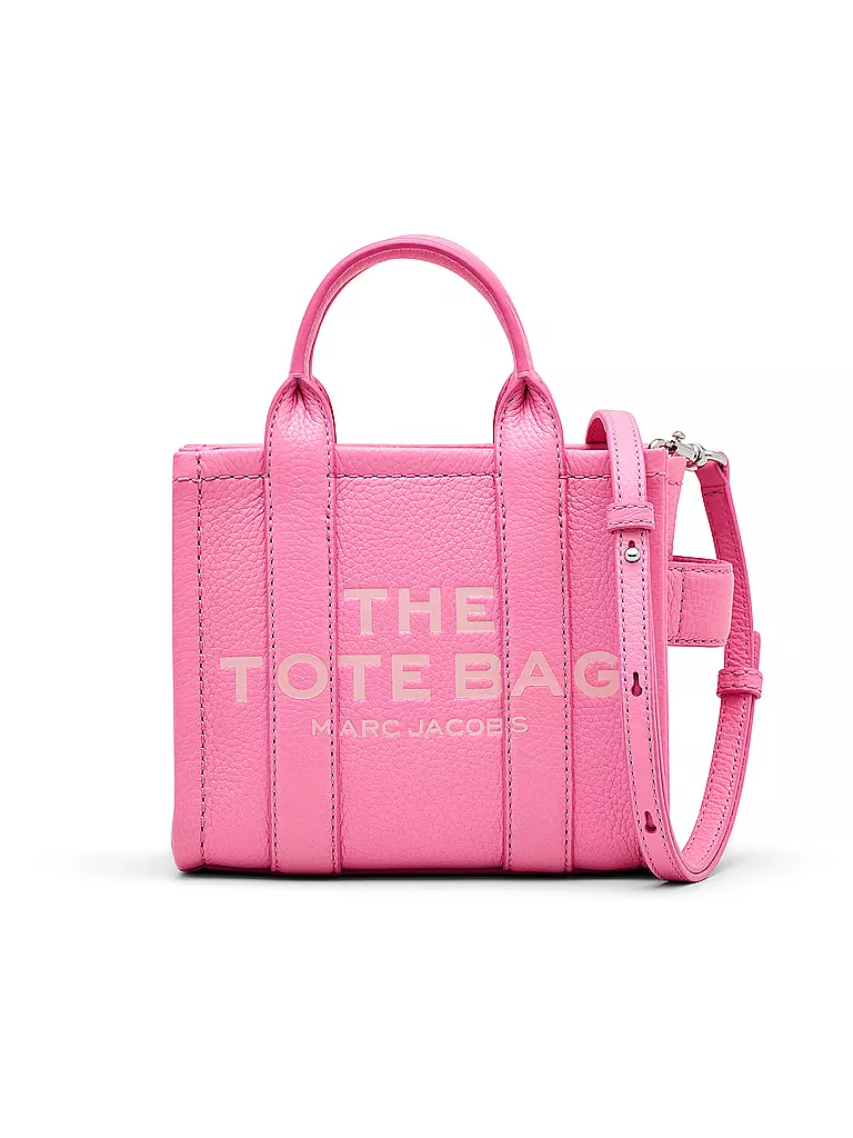 MARC JACOBS | Ledertasche - Tote Bag THE MINI TOTE | pink