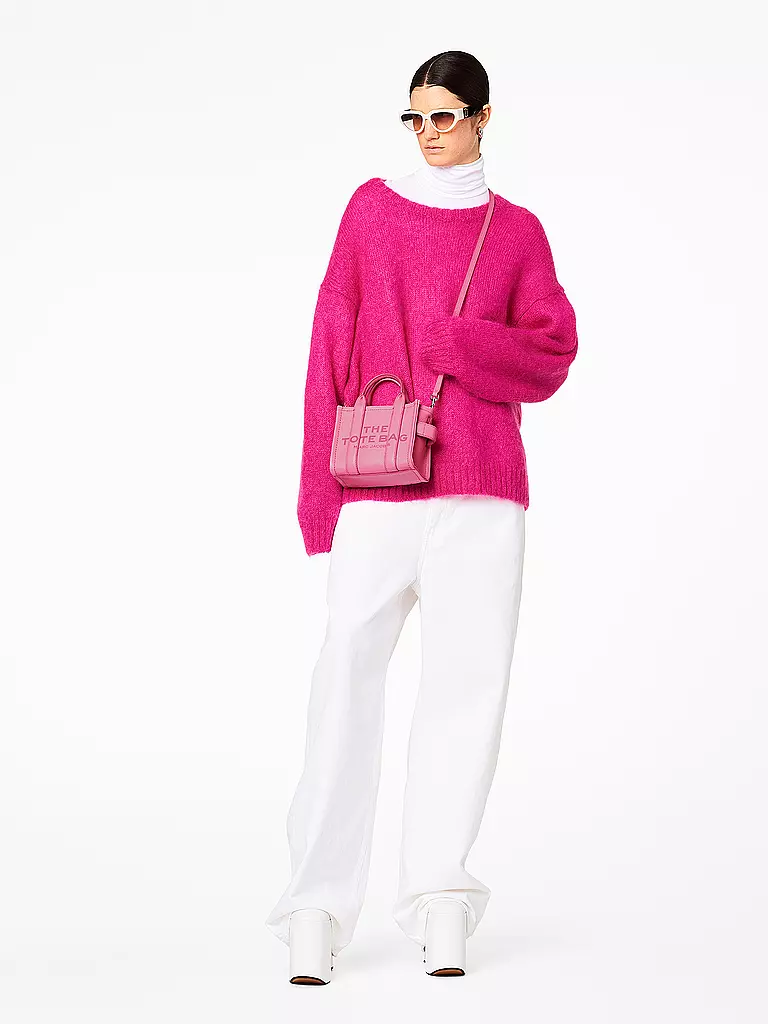 MARC JACOBS | Ledertasche - Tote Bag THE MINI TOTE | pink