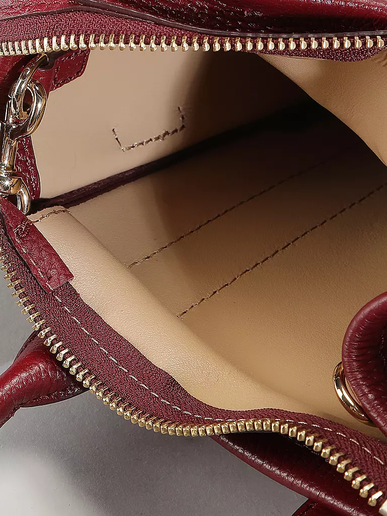 MARC JACOBS | Ledertasche - Tote Bag THE MINI TOTE | camel