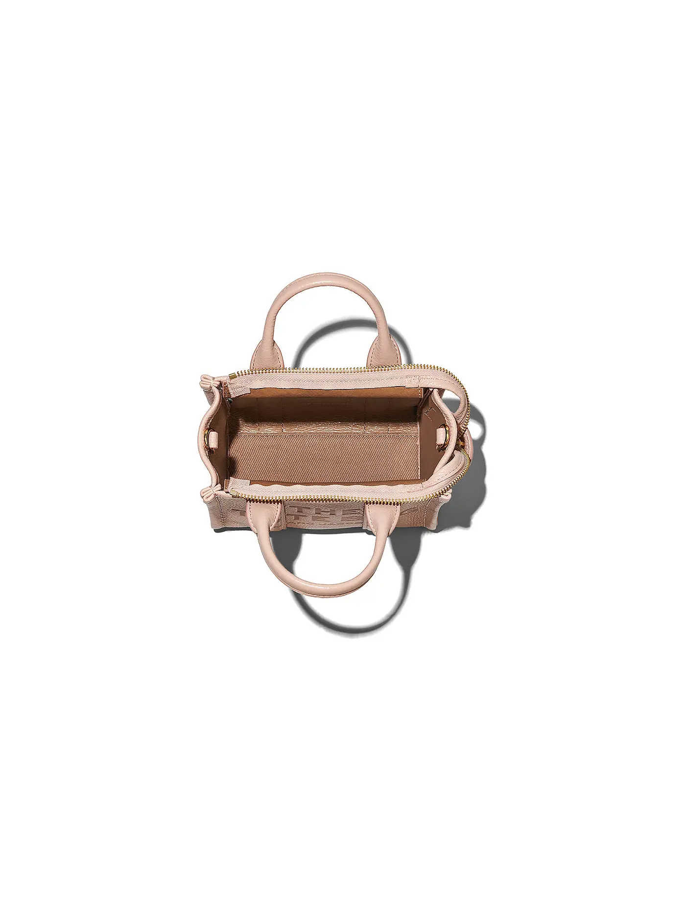 MARC JACOBS | Ledertasche - Tote Bag THE MINI TOTE | rosa