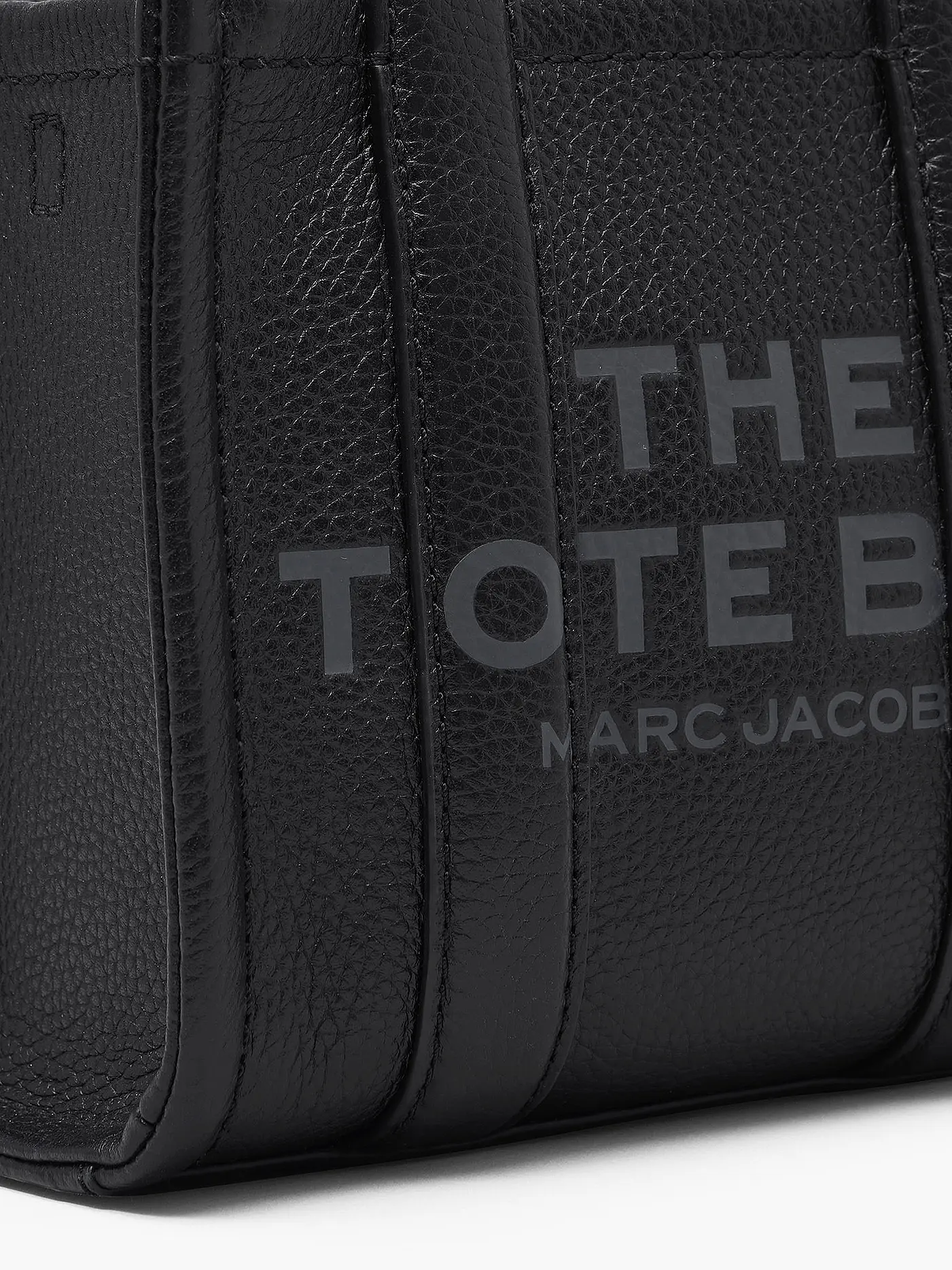 MARC JACOBS | Ledertasche - Tote Bag THE MINI TOTE | schwarz