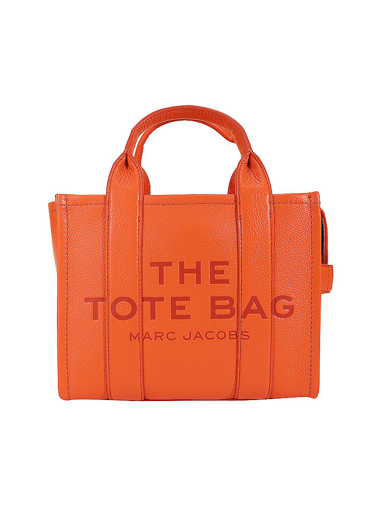 MARC JACOBS | Ledertasche - Tote Bag THE SMALL TOTE BAG | orange