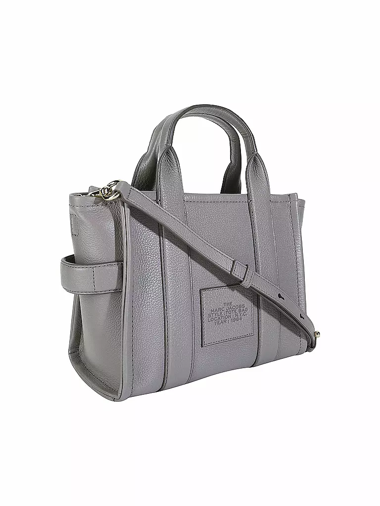 MARC JACOBS | Ledertasche - Tote Bag THE SMALL TOTE LEATHER  | grau
