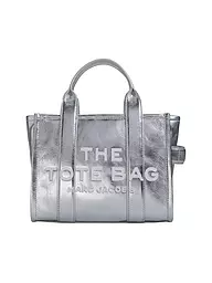 MARC JACOBS | Ledertasche - Tote Bag THE SMALL TOTE LEATHER | silber