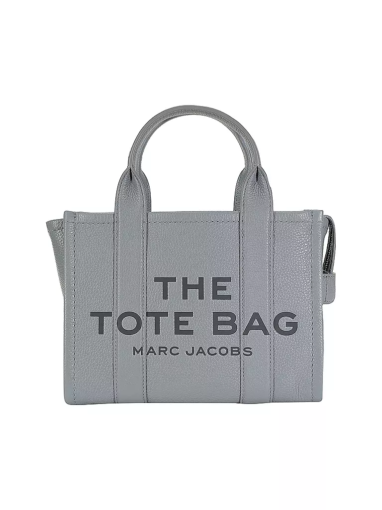 MARC JACOBS | Ledertasche - Tote Bag THE SMALL TOTE LEATHER | grau