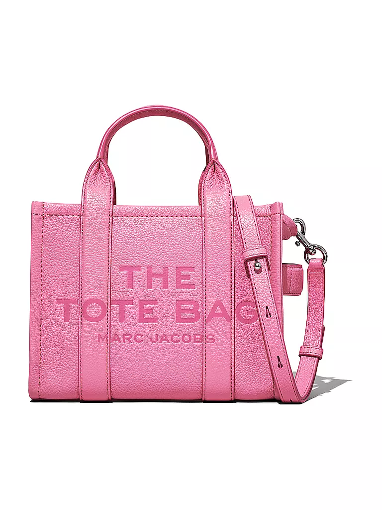 MARC JACOBS | Ledertasche - Tote Bag THE SMALL TOTE LEATHER | pink