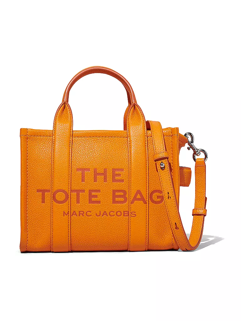 MARC JACOBS | Ledertasche - Tote Bag THE SMALL TOTE LEATHER | orange