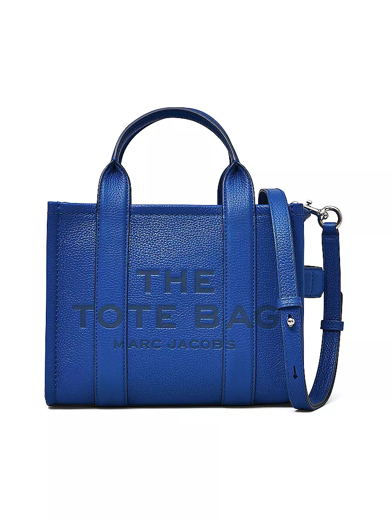 MARC JACOBS | Ledertasche - Tote Bag THE SMALL TOTE LEATHER | blau