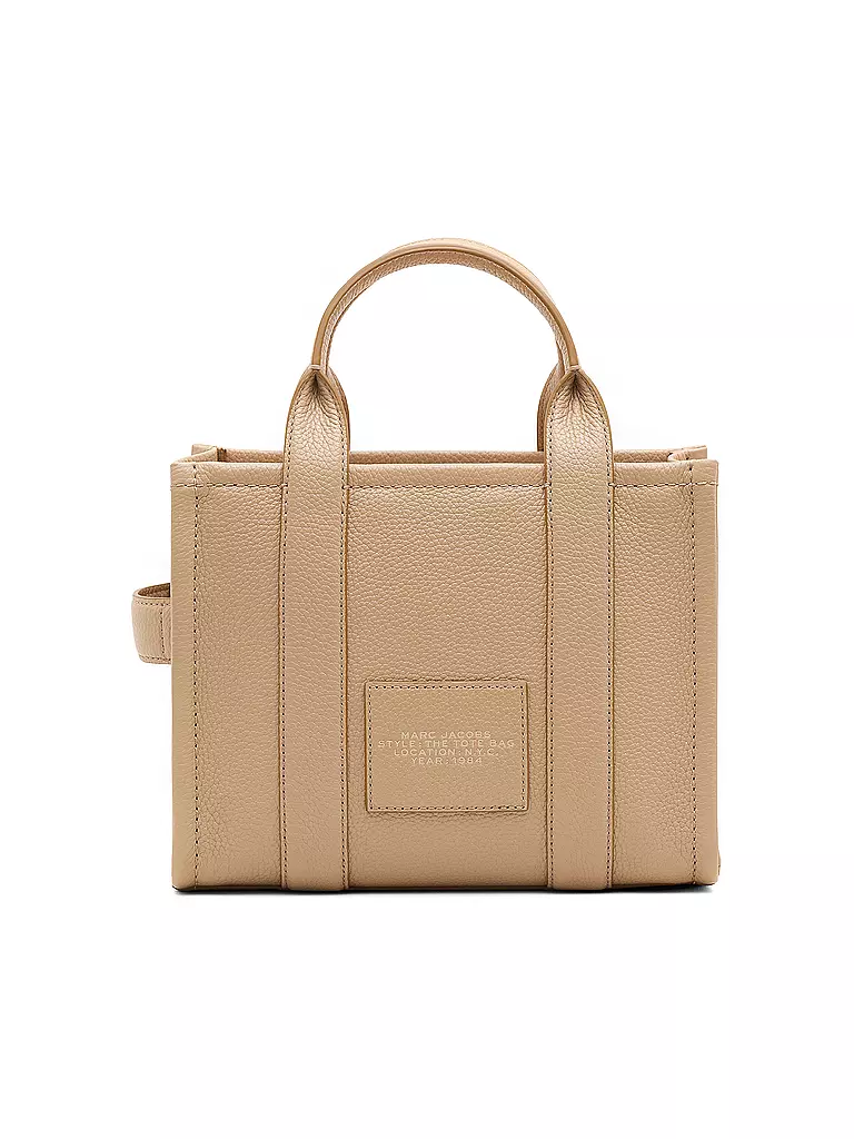 MARC JACOBS | Ledertasche - Tote Bag THE SMALL TOTE LEATHER | olive