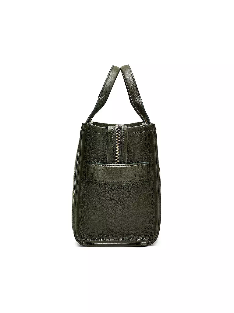MARC JACOBS | Ledertasche - Tote Bag THE SMALL TOTE LEATHER | olive