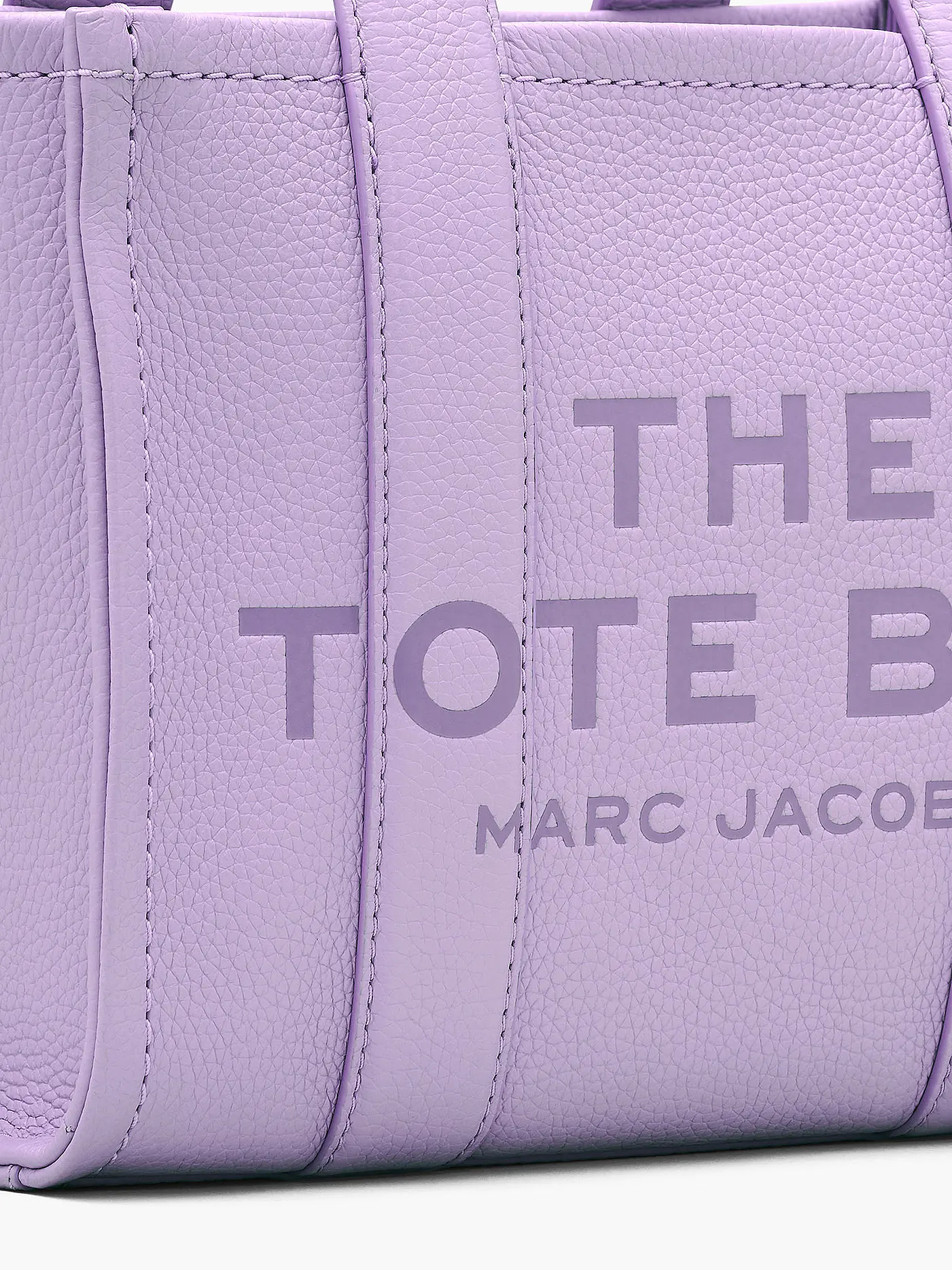 MARC JACOBS | Ledertasche - Tote Bag THE SMALL TOTE LEATHER | lila