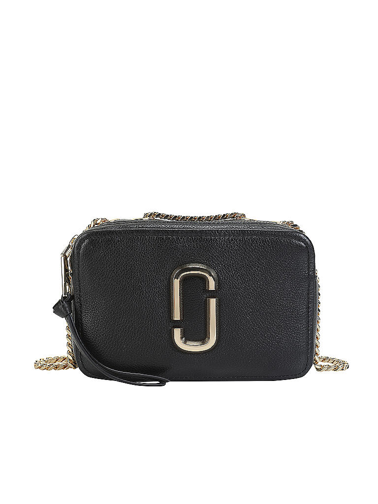 MARC JACOBS | Ledertasche - Umhängetasche Glam Shot 21 | schwarz