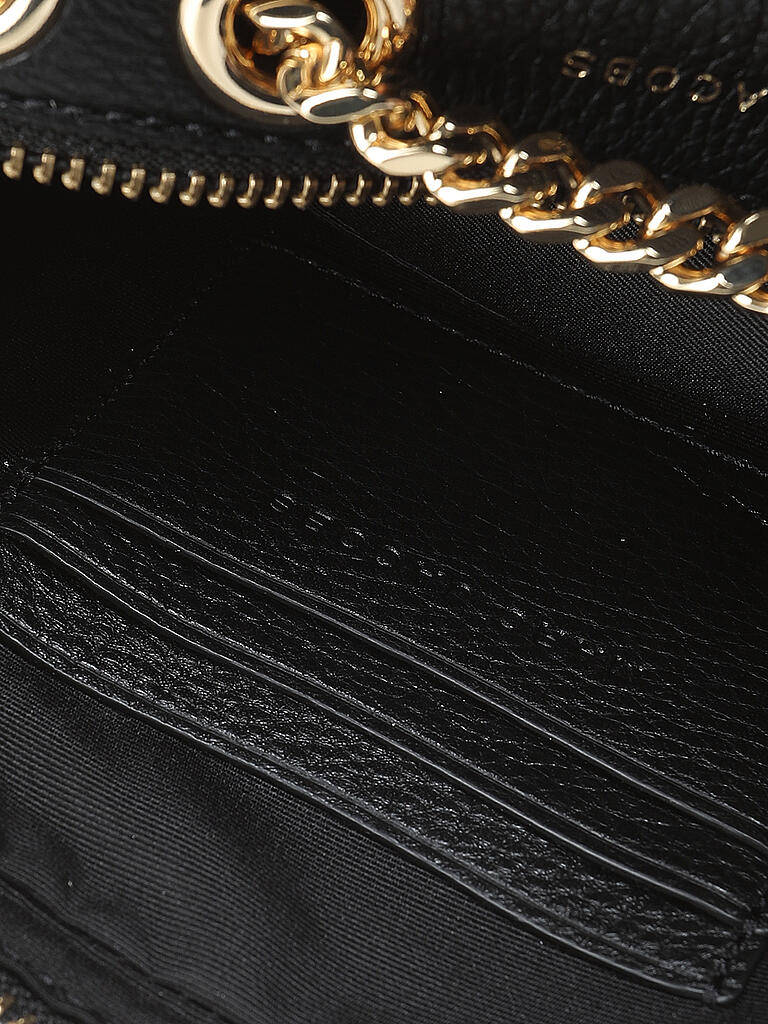 MARC JACOBS | Ledertasche - Umhängetasche Glam Shot 21 | schwarz