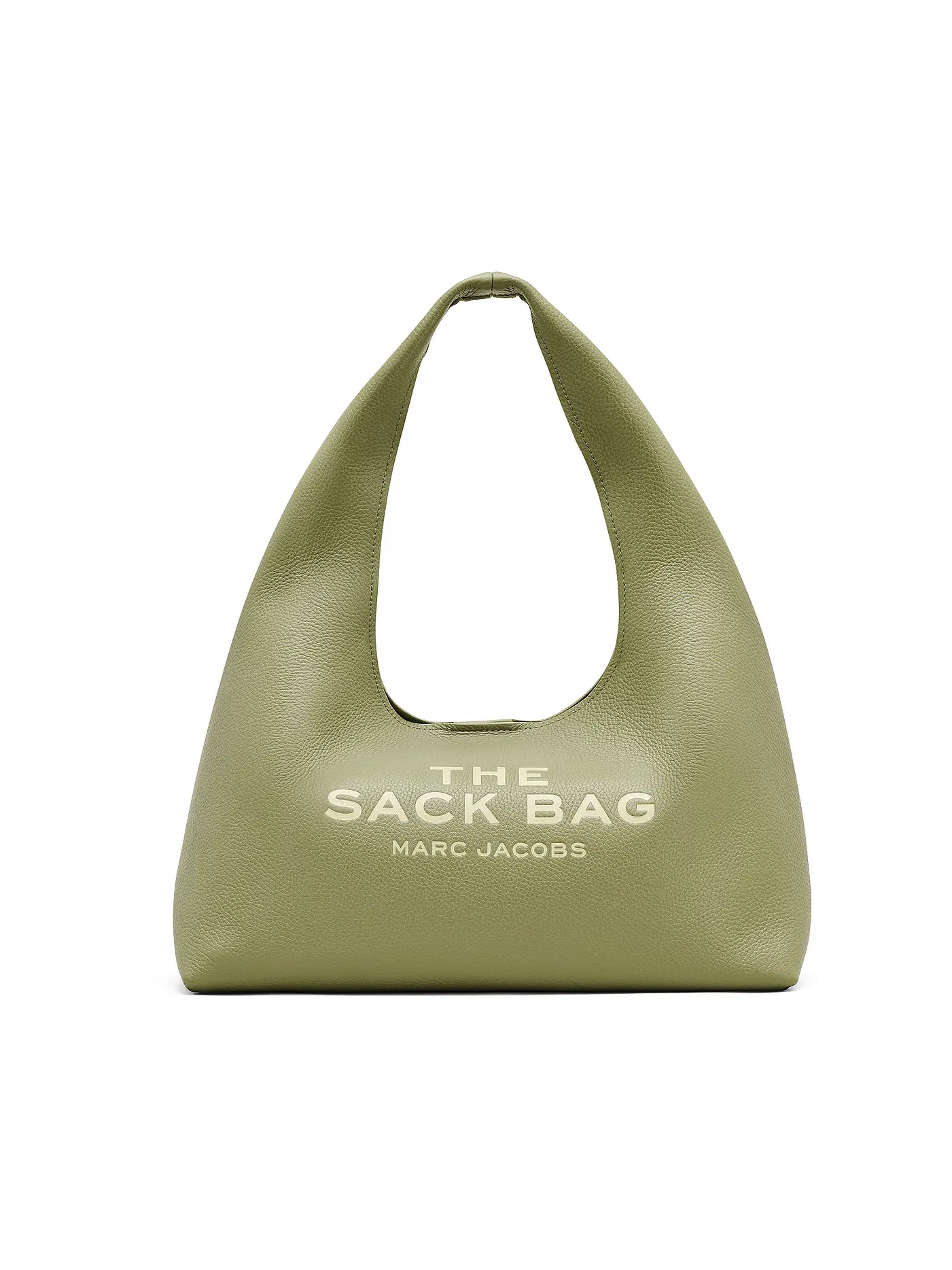 MARC JACOBS | Ledertasche - Umhängetasche THE SACK BAG | grün