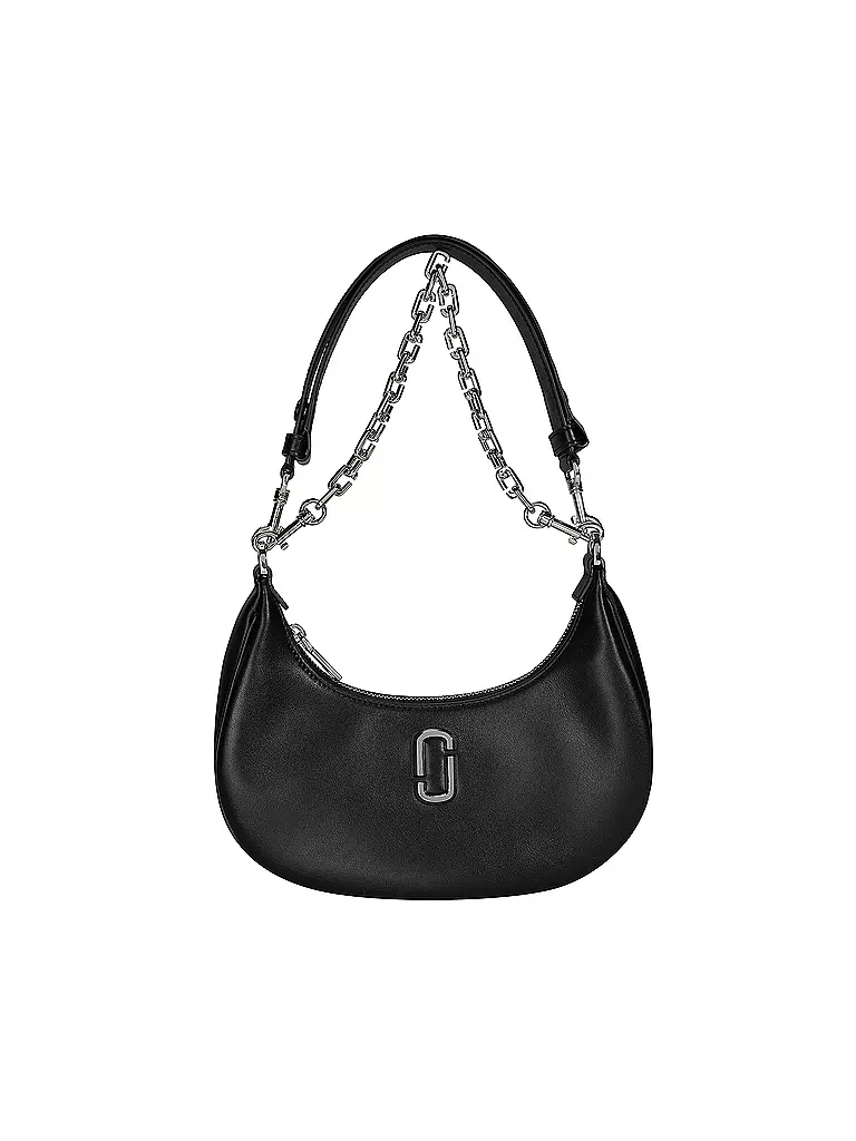 MARC JACOBS | Ledertasche - Umhängetasche THE SMALL CURVE | schwarz