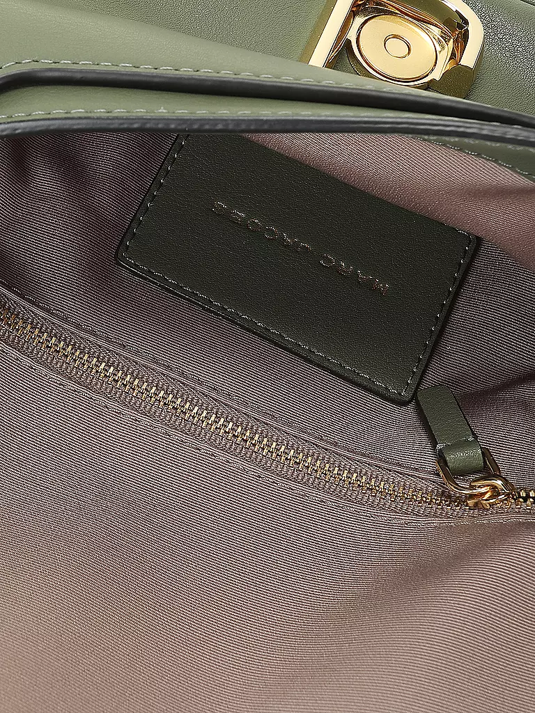 MARC JACOBS | Ledertasche - Umhängetasche THE SOFT SHOULDER BAG | olive