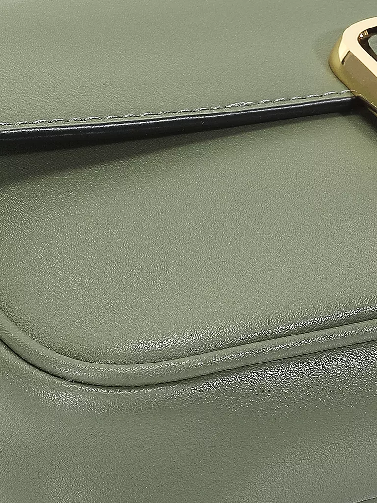 MARC JACOBS | Ledertasche - Umhängetasche THE SOFT SHOULDER BAG | olive