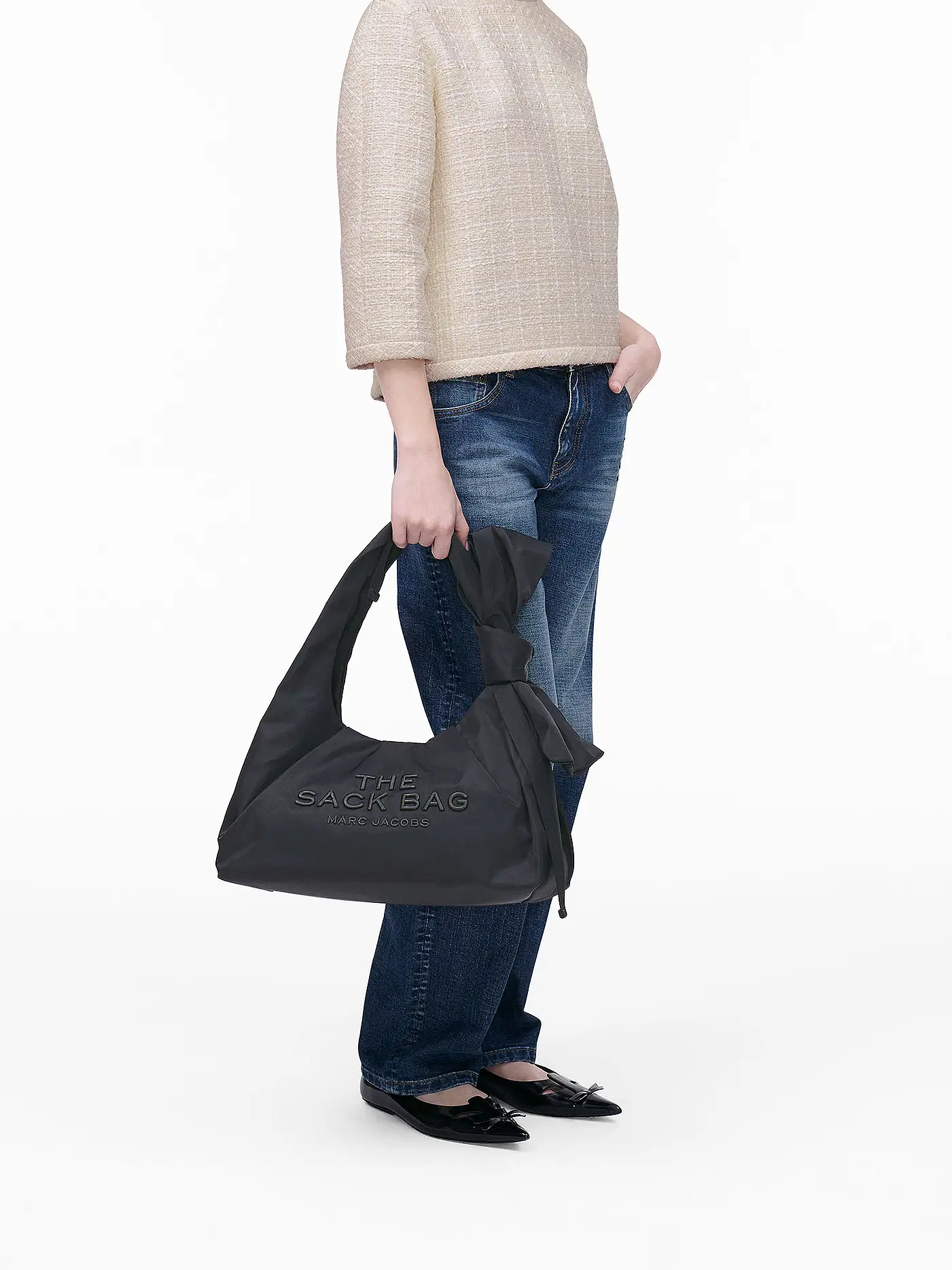 MARC JACOBS | Tasche - Schultertasche THE SACK | schwarz