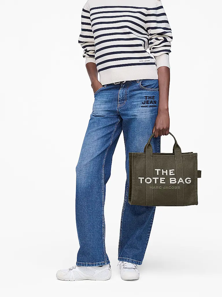 MARC JACOBS | Tasche - Tote Bag THE MEDIUM TOTE CANVAS | dunkelgrün