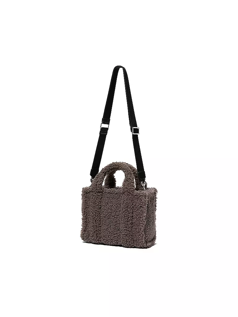 MARC JACOBS | Tasche - Tote Bag THE SMALL TOTE FAKE FUR | grau