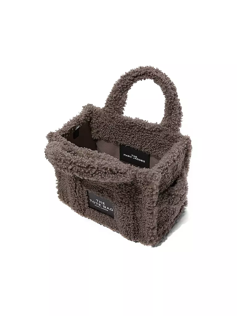MARC JACOBS | Tasche - Tote Bag THE SMALL TOTE FAKE FUR | grau