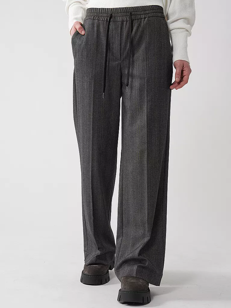 MARC O' POLO DENIM | Hose Wide Leg  | grau
