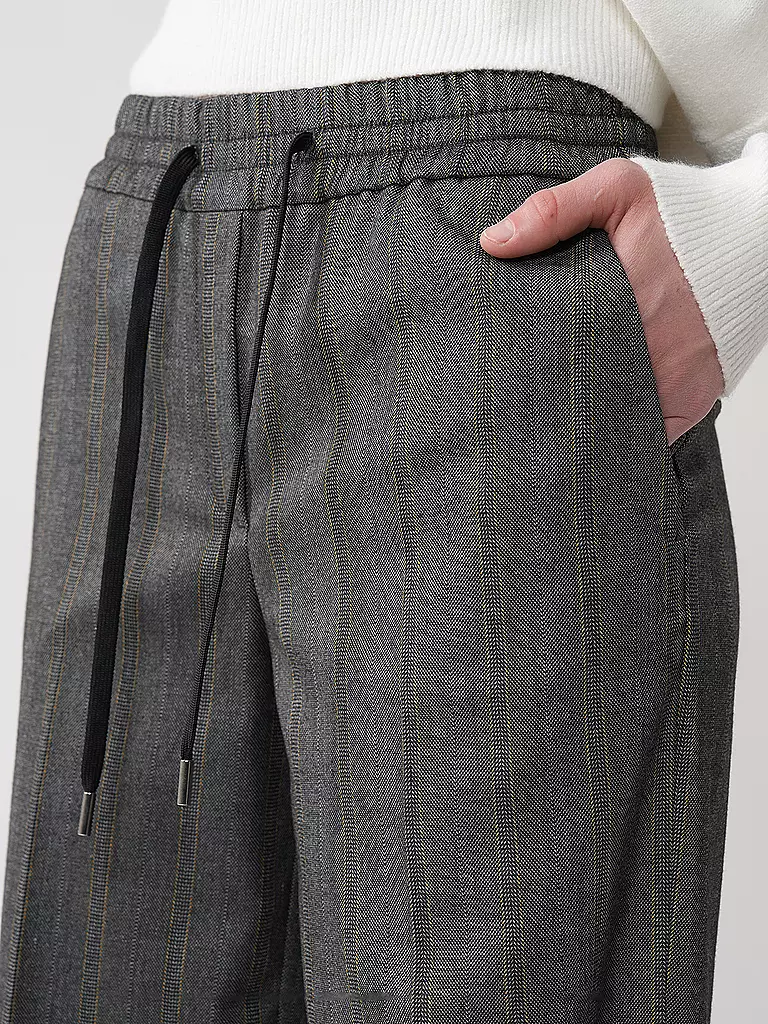 MARC O' POLO DENIM | Hose Wide Leg  | grau