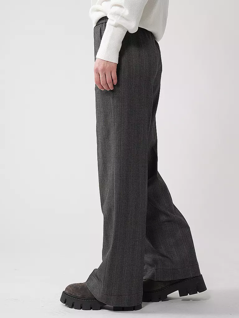 MARC O' POLO DENIM | Hose Wide Leg  | grau