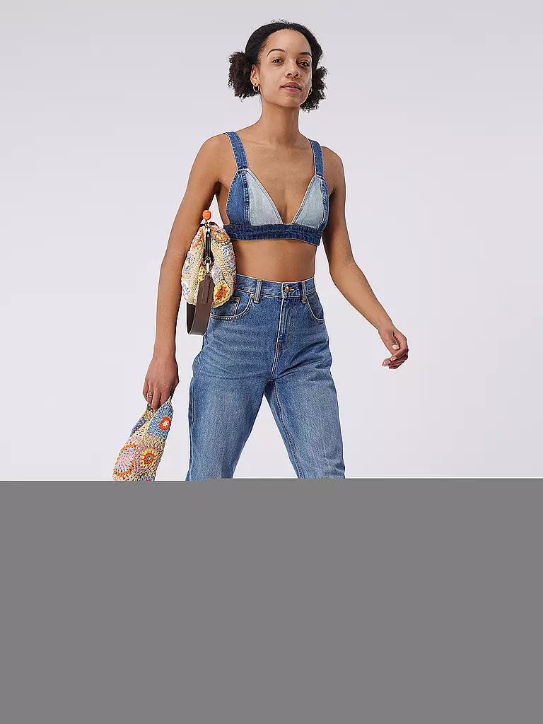 MARC O' POLO DENIM | Jeans Top Cropped Fit | blau