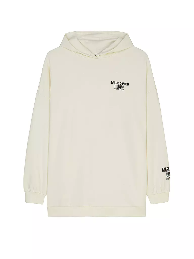 MARC O' POLO DENIM | Kapuzenpullover - Hoodie Oversized Fit | creme