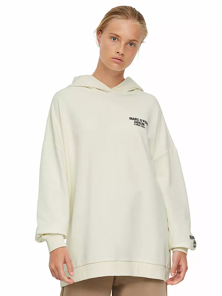MARC O' POLO DENIM | Kapuzenpullover - Hoodie Oversized Fit | creme