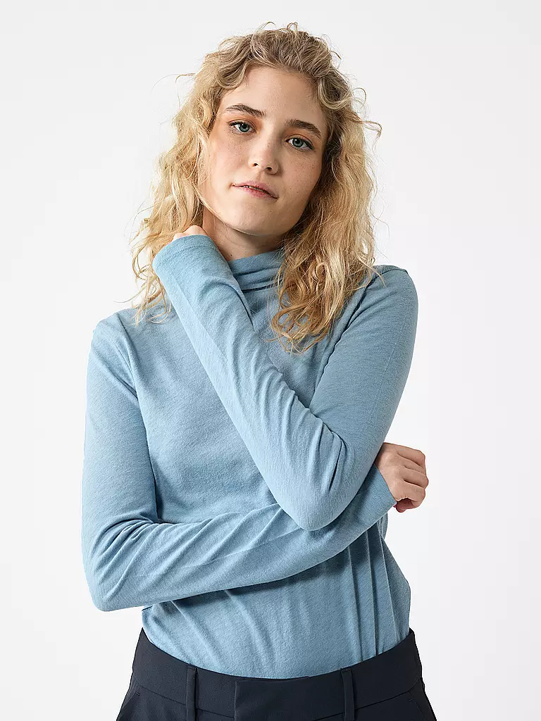 MARC O' POLO DENIM | Rollkragenshirt  | hellblau