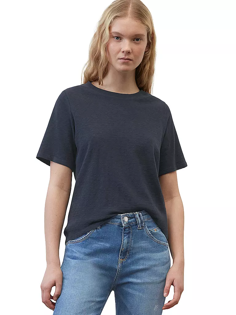 MARC O' POLO DENIM | T-Shirt Relaxed Fit | dunkelblau