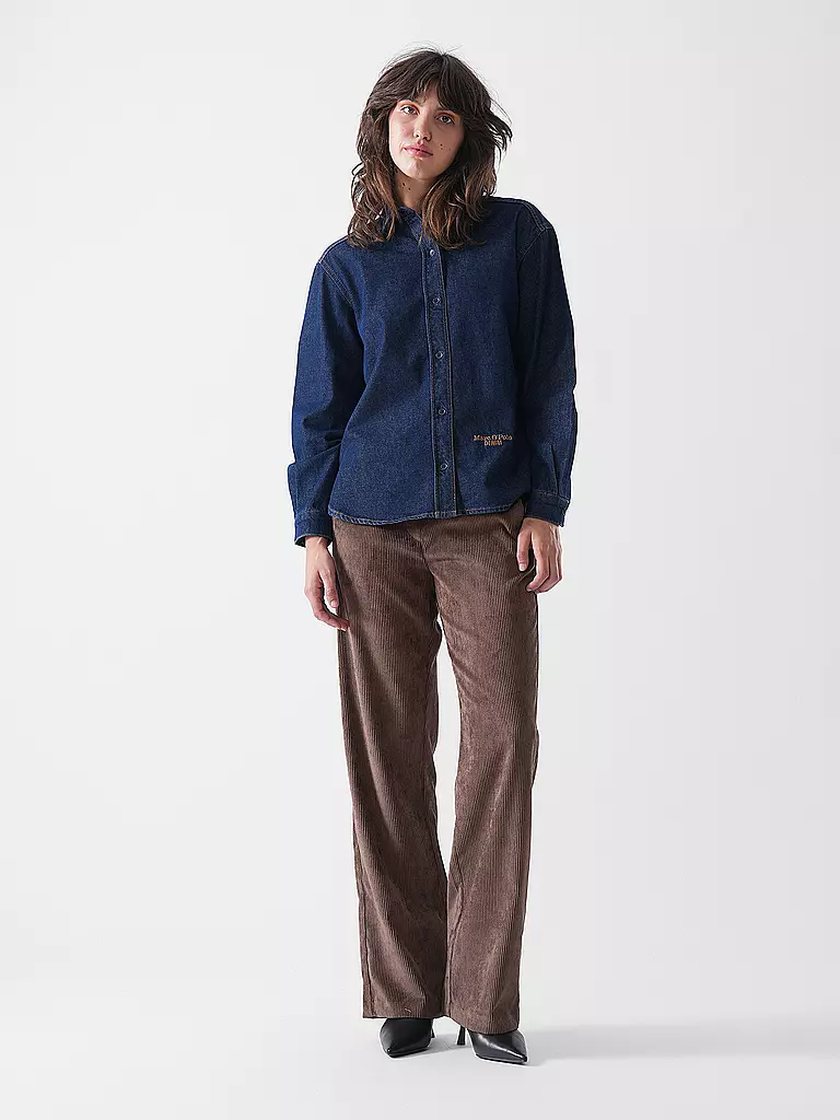MARC O'POLO DENIM | Jeansbluse  | dunkelblau