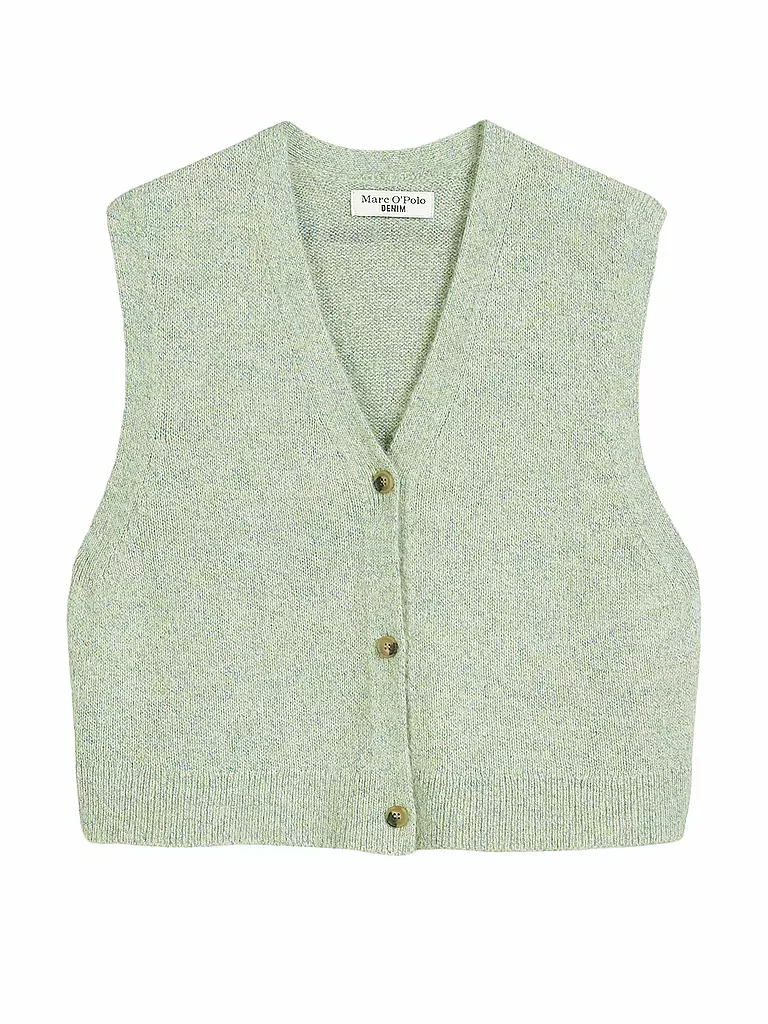 MARC O'POLO DENIM | Strickgilet | grün