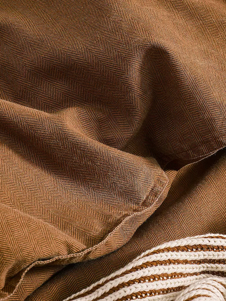 MARC O'POLO HOME | Bettwäsche Garnitur 70x90cm/140x200cm Senja Toffee Brown | braun