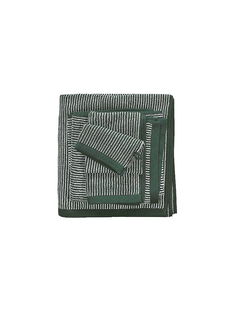 MARC O'POLO HOME | Duschtuch "Timeless Stripe" 70x140cm (Pine Green/Offwhite) | grün