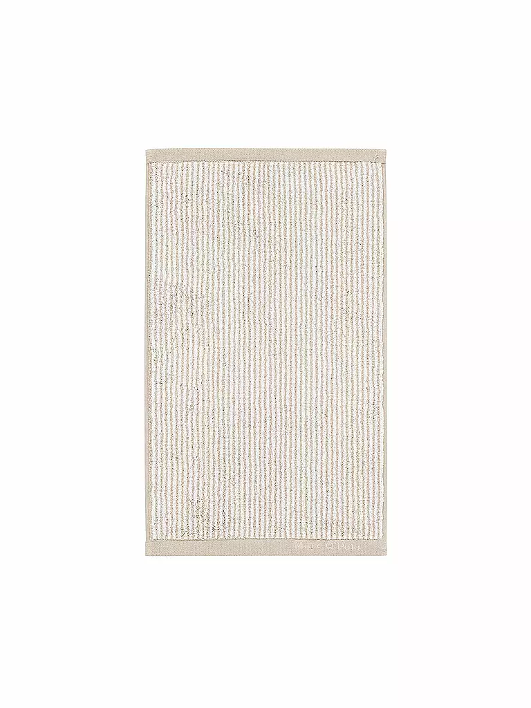 MARC O'POLO HOME | Duschtuch 70x140cm Tone Stripe Beige/White | creme