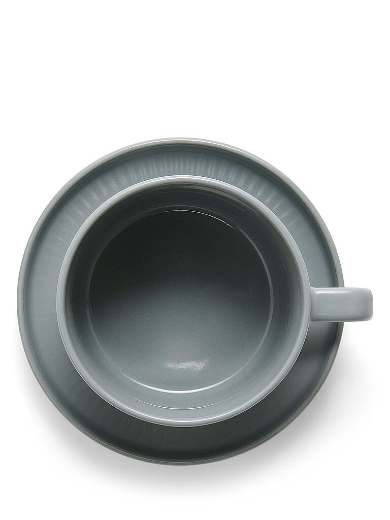 MARC O'POLO HOME | Espressotasse mit Untertasse Moments 10cl Soft Grey | grau