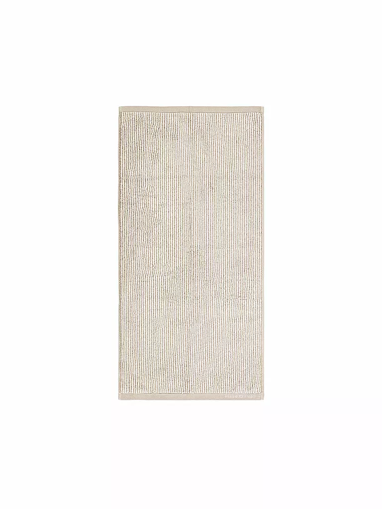 MARC O'POLO HOME | Handtuch 50x100cm Tone Stripe Beige/White | creme