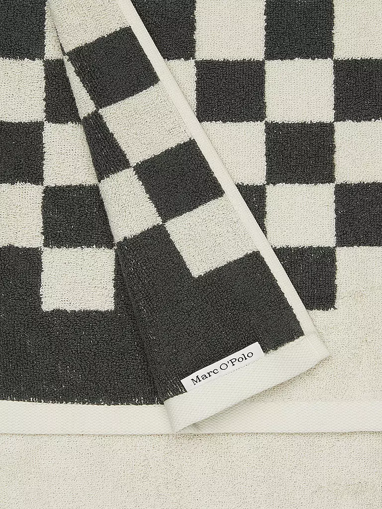 MARC O'POLO HOME | Handtuch CHECKER 50x100cm Anthracite | grau