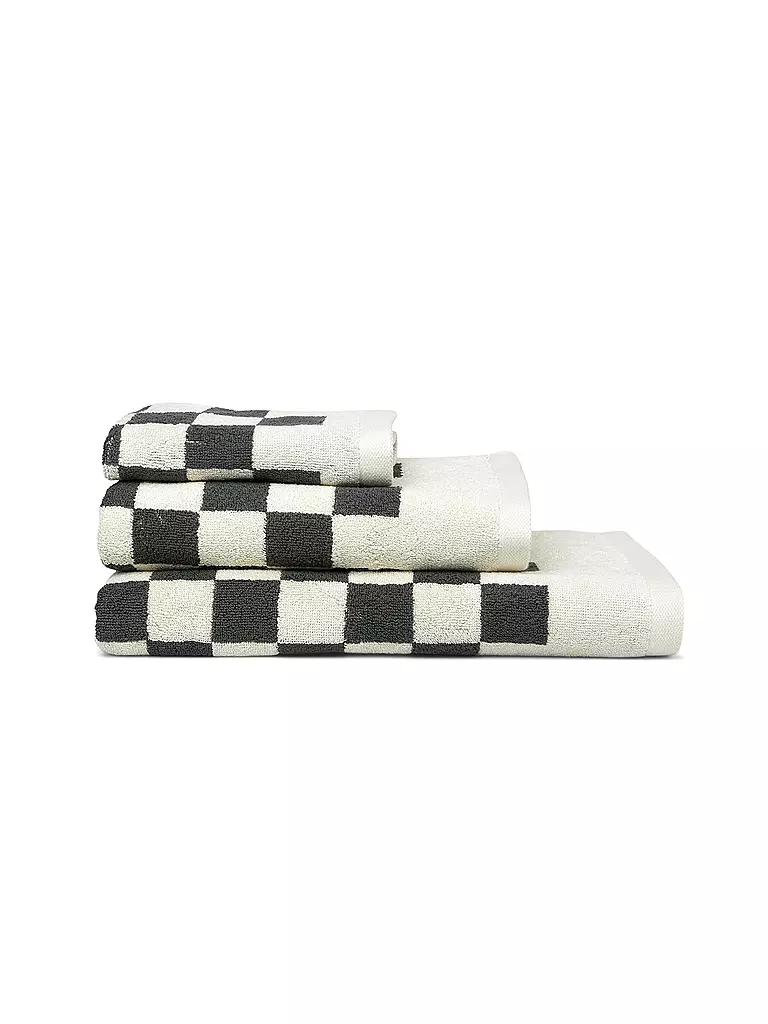 MARC O'POLO HOME | Handtuch CHECKER 50x100cm Anthracite | grau