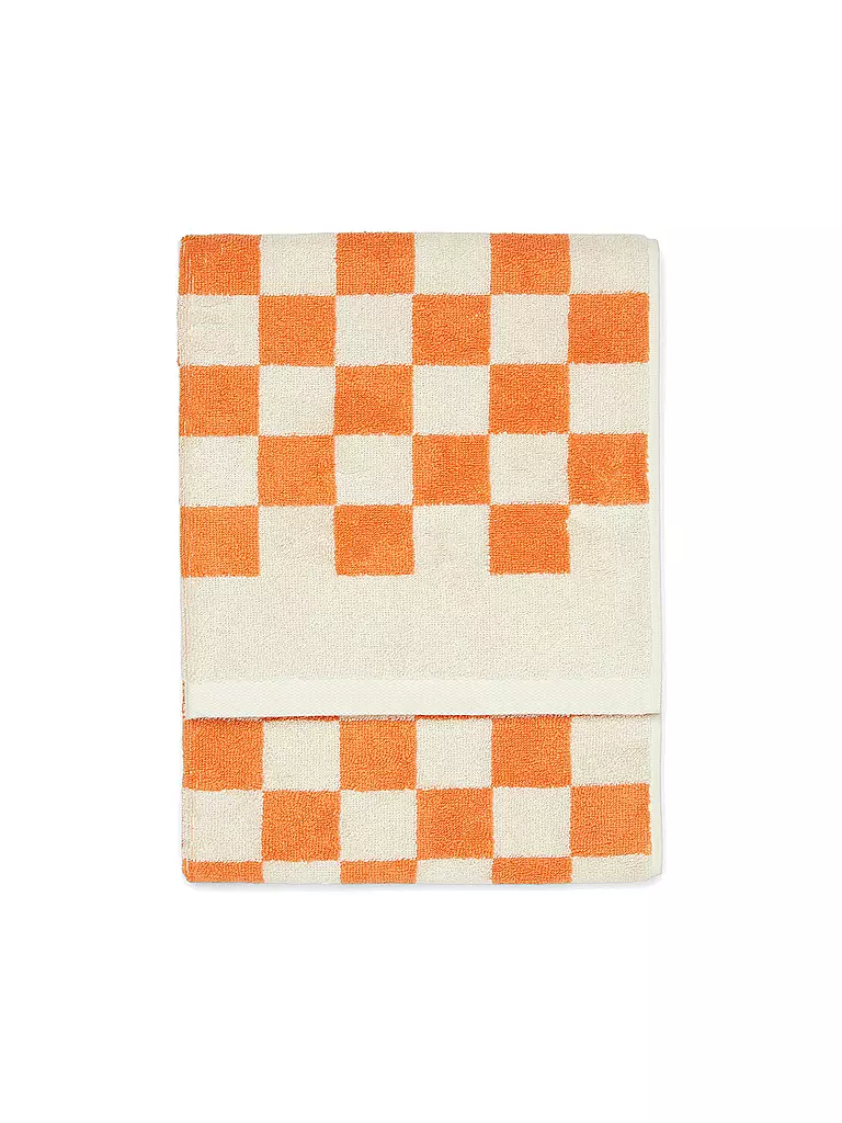 MARC O'POLO HOME | Handtuch CHECKER 50x100cm Melon | orange