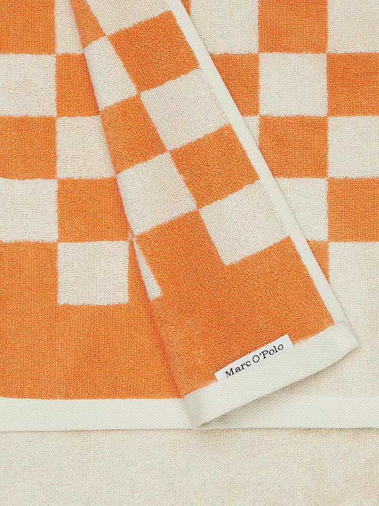 MARC O'POLO HOME | Handtuch CHECKER 50x100cm Melon | orange