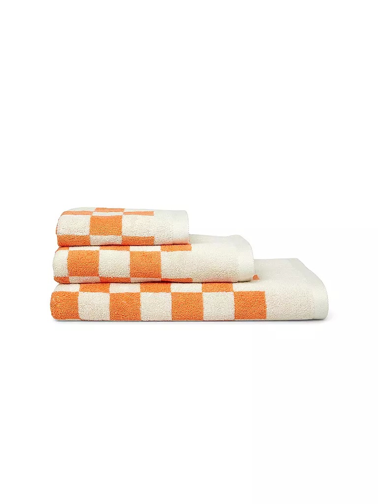MARC O'POLO HOME | Handtuch CHECKER 50x100cm Melon | orange