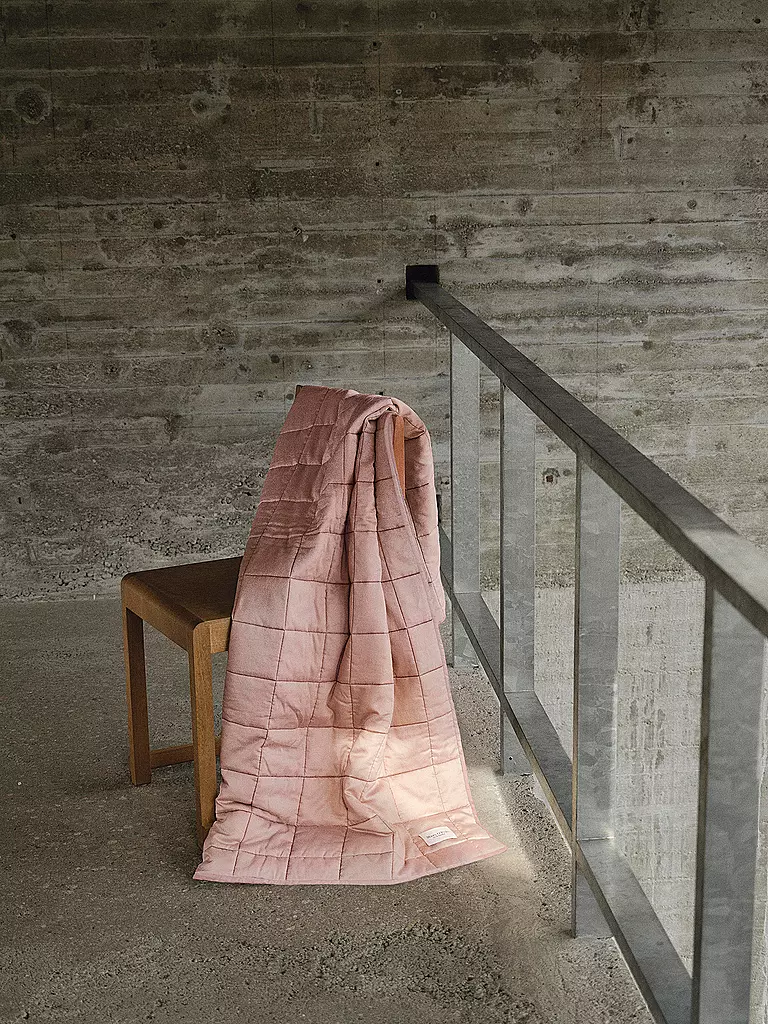 MARC O'POLO HOME | Plaid KELDA 150x200cm Rose Powder | rosa