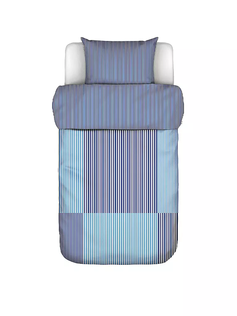 MARC O'POLO HOME | Satin Bettwäsche ELLAN 70x90cm/140x200cm Cool Cobalt | hellblau