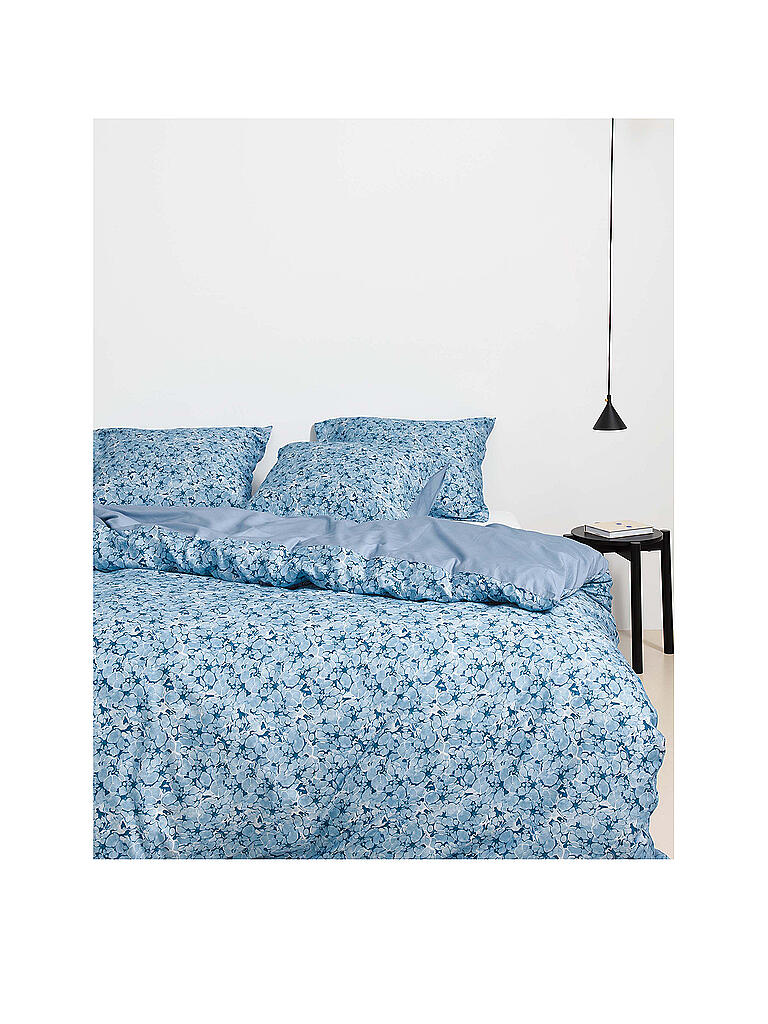 MARC O'POLO HOME | Satin Bettwäsche Lakua 70x90 / 140x200cm Nordic Blue | blau